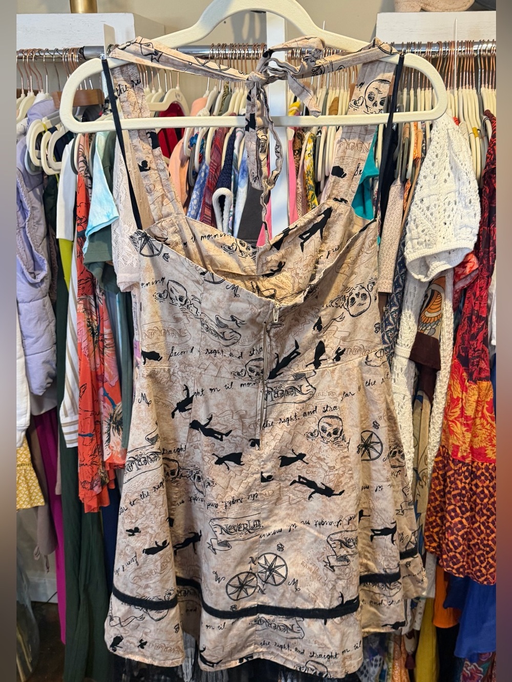 Disney Peter Pan Halter Dress with Black Accents - Picture 8 of 8